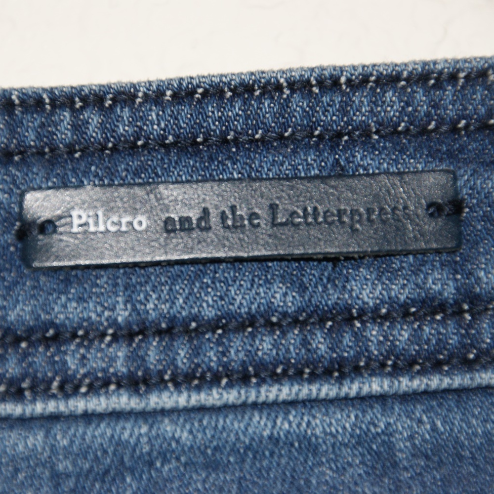Anthro PILCRO Wide-Leg Denim Palazzo Jeans sz 27 - Picture 6 of 8